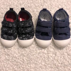 2 pairs Cat & Jack toddler shoes, size 8